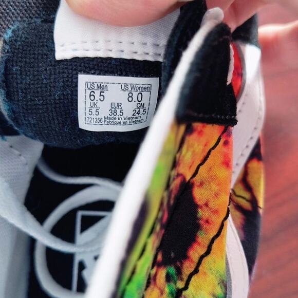 Vans Sk8-Hi Shoes  Men 6.5 / Wmn 8 Black/Multi Paradoxical Tapered Stackform - Picture 3 of 13